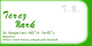 terez mark business card